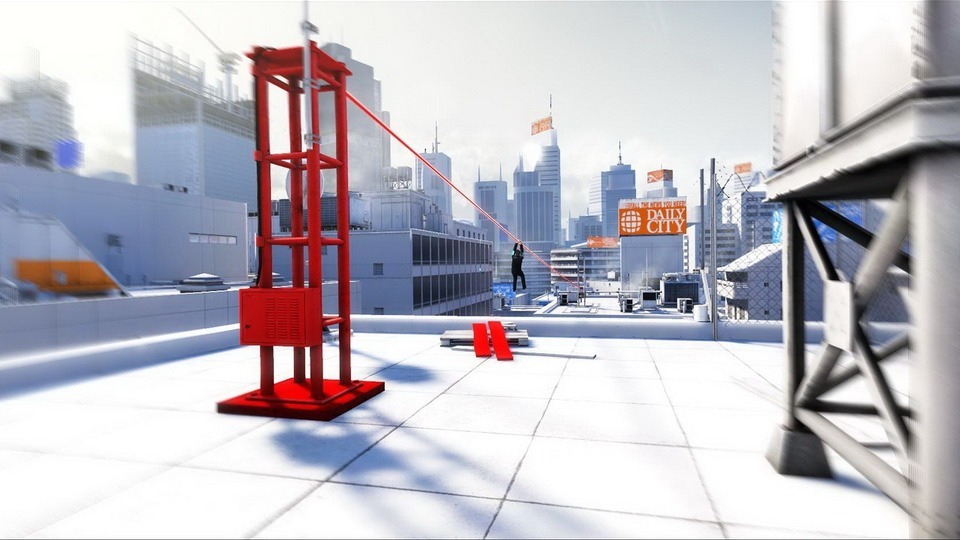 Die Runners Vision zeigt mithilfe von roten Farben den Weg