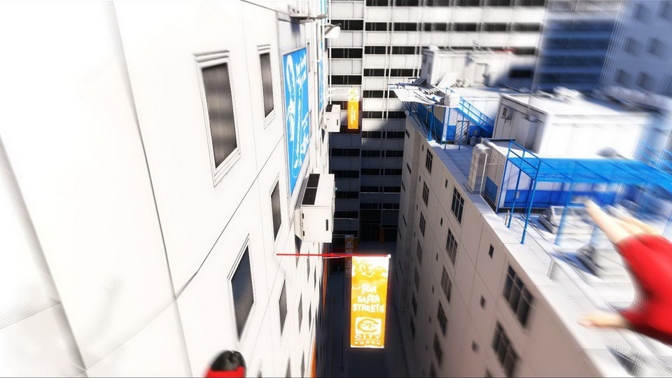 Faith wagt viele riskante Sprünge …