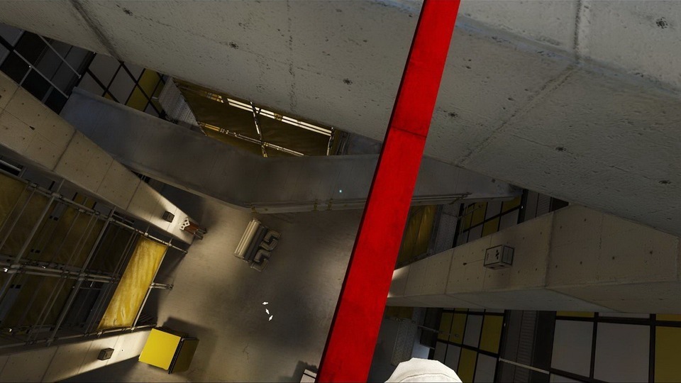 … und balanciert in gefährlicher Höhe