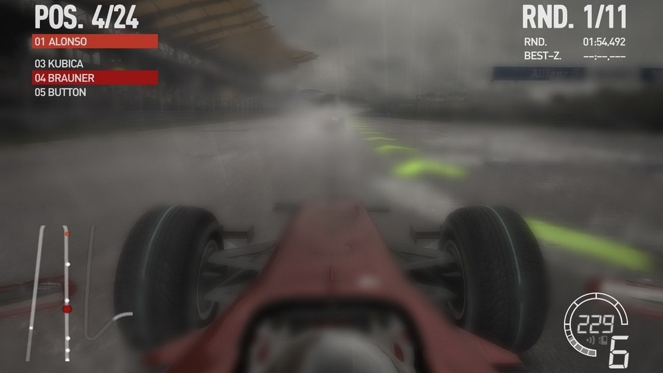 F1 2010 Testbericht – Keine Sicht im Regen