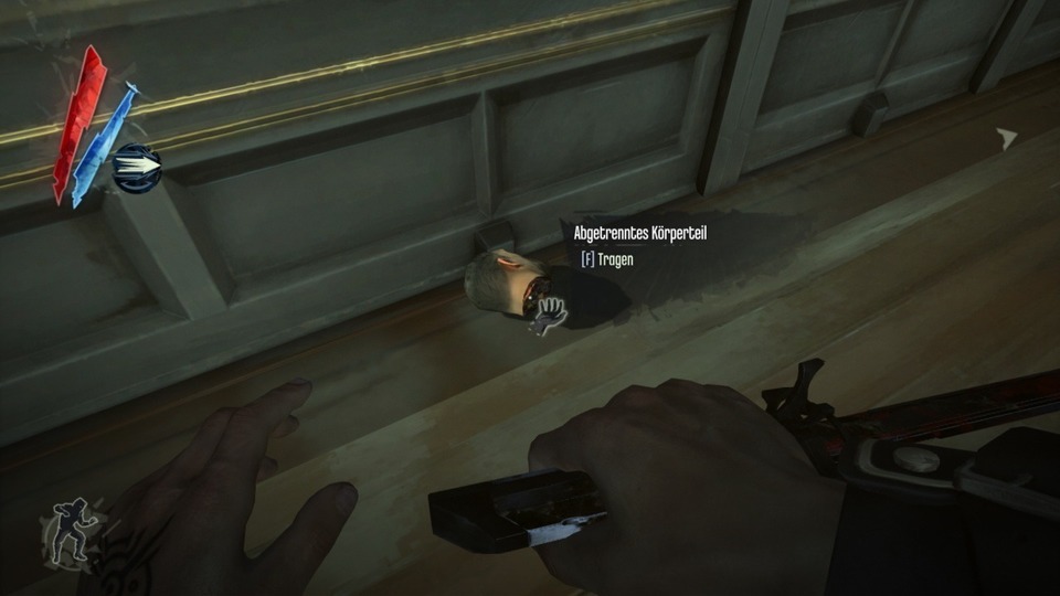 Makaber: Der abgetrennte Kopf lässt sich sogar aufheben