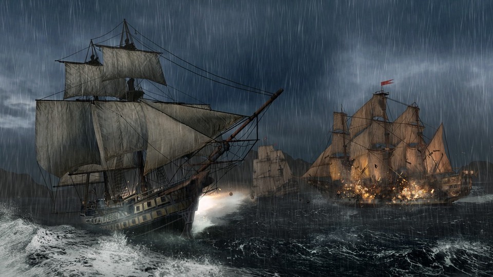 Neues Gameplay-Element sind die beeindruckenden Seeschlachten