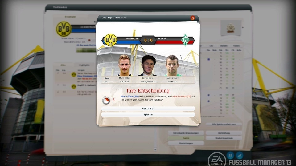 Live-Action-Events im Textmodus