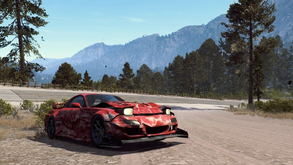 Der Mazda MX-7 musste so einiges einstecken.